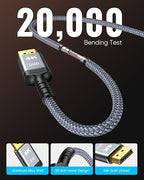 Highwings 4K DisplayPort to HDMI, 15ft Uni-Directional DP to HDMI 1.4 Cable - Image 6