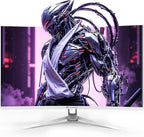 CRUA 32" Curved Gaming Monitor, 144Hz/160Hz 4K UHD 1500R VA Screen, Supports - Image 2