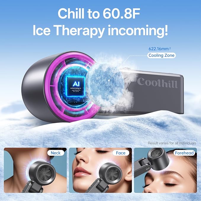 Handheld Portable Fan with Ice Cooler: 100-Speed 5500mAh Rechargeable Handheld - Image 6