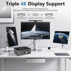 Mini Desktop Computer, Intel Core i5-12450H, 16GB DDR4 RAM, 512GB M.2 SSD - Image 4