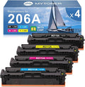 MYTONER 206A Toner Cartridges 4 Pack Compatible Replacement by MYTONER