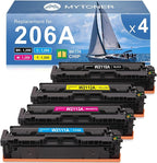 MYTONER 206A Toner Cartridges 4 Pack Compatible Replacement by MYTONER