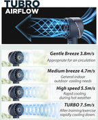 Handheld Fan, Mini Small Portable Turbo Fan, Rechargeable - Image 3