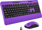 Wireless Keyboard and Mouse Set by KOPJIPPOM