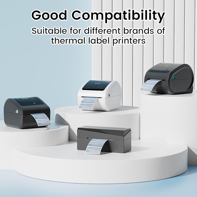 2.25x1.25 Inch Thermal Labels Sliver, Holographic Sliver Barcode Thermal Labels - Image 3