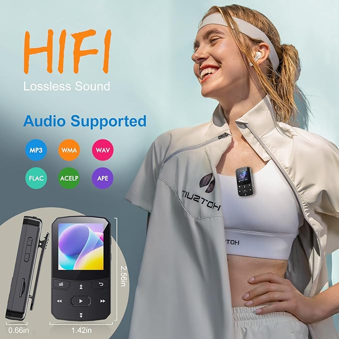 RUIZU 64GB Clip MP3 Player - Image 4