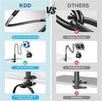 KDD Gooseneck Tablet Stand, 360° Adjustable Phone & iPad Holder - Image 5