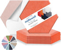 Mollywell Hexagon Acoustic Panels, High Density, Soundproofing, Decorative by Mollywell