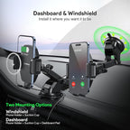 Car Phone Holder &15W Wireless Fast Charger, Auto-Clamp Qi Charging Mount - Image 3