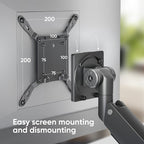 ONKRON Heavy Duty Monitor Arm for 17-57 Inch Screen up to 59.4 lbs, Ultrawide - Image 6