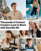USB C Lavalier Microphone Wireless Mini Mic - Image 8