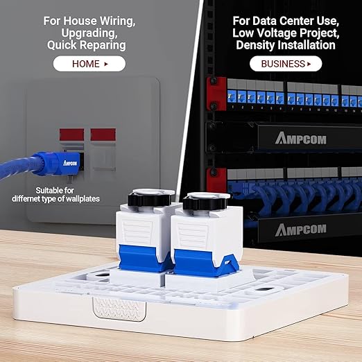 AMPCOM CAT6 RJ45 Keystone Jack - Image 5