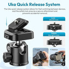 ULANZI TT53 Camera Tripod, 70.8” Travel Tripod - Image 2