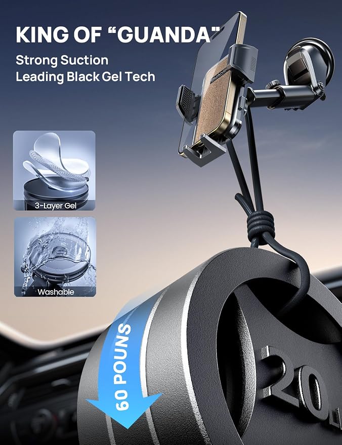 Dashboard Phone Holders for Your Car Phone Holders for Your Car, Non-Slip - Image 3