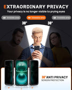 Lanhiem for iPhone 16 Pro Privacy Case, Waterproof Dustproof Shockproof Cover - Image 4