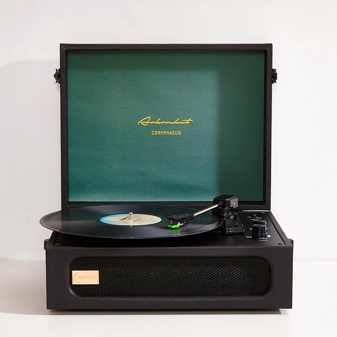 Arkrocket Coryphaeus Vinyl Record Player 3-Speed Bluetooth Input and Output - Image 3