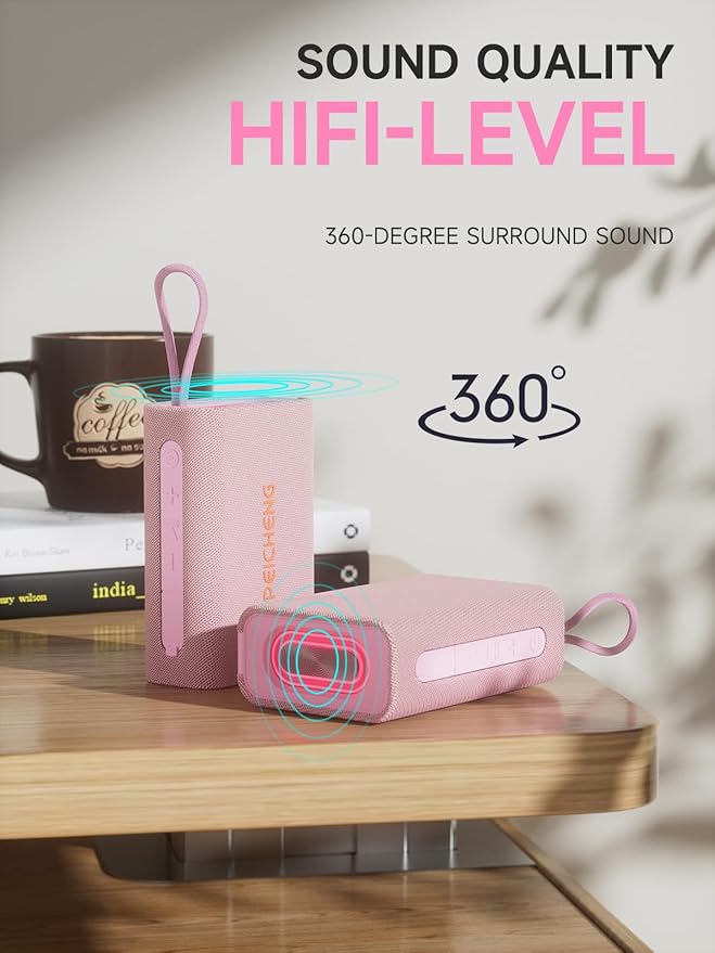Speaker, Portable Wireless Bluetooth Speakers, Waterproof Loud Stereo Sound - Image 3