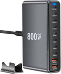 800W USB C Fast Charger Block, 10 Port USB Charging Station, GaN Ⅲ Pro Dual by LMSEP