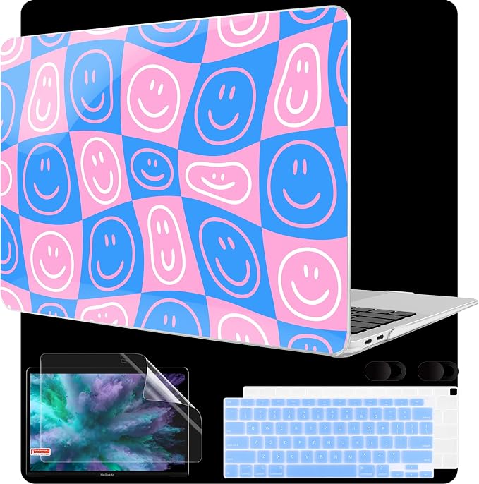 MEEgoodo for MacBook Air 13 inch Case 2021 2020 2019 2018 Released A2337 M1 by MEEgoodo