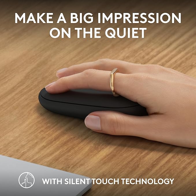 Logitech Pebble Mouse 2 M350s Slim Bluetooth Wireless Mouse, Lightweight - Image 5