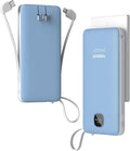 TESSAN Portable Charger with Built in Cables, 10000mAh Power Bank Fast Charging by TESSAN