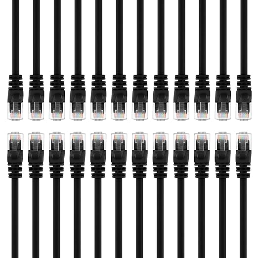 GearIT 50-Pack, Cat5e Ethernet Patch Cable 3 Feet by GEARit