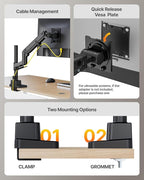 monTEK Heavy-Duty Single Monitor Arm - Image 8