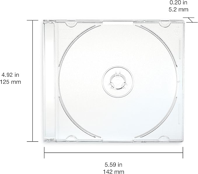 Verbatim CD DVD Blu-Ray Disc Slim Storage Disc Cases 0.2 inches Assorted Colors - Image 4