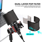 XLR Podcast Microphone Professional Cardioid Condenser Microphone - Image 6