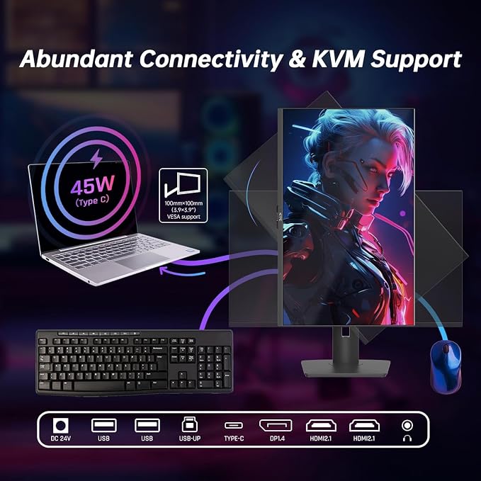 KTC 32 Inch 4K Mini LED Monitor, Fast IPS, HDR1000 144Hz 1ms MPRT Gaming Monitor - Image 5