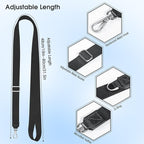 Phone Lanyard 2 Pack, Adjustable Cell Phone Multifuctional Patch Lanyards - Image 2