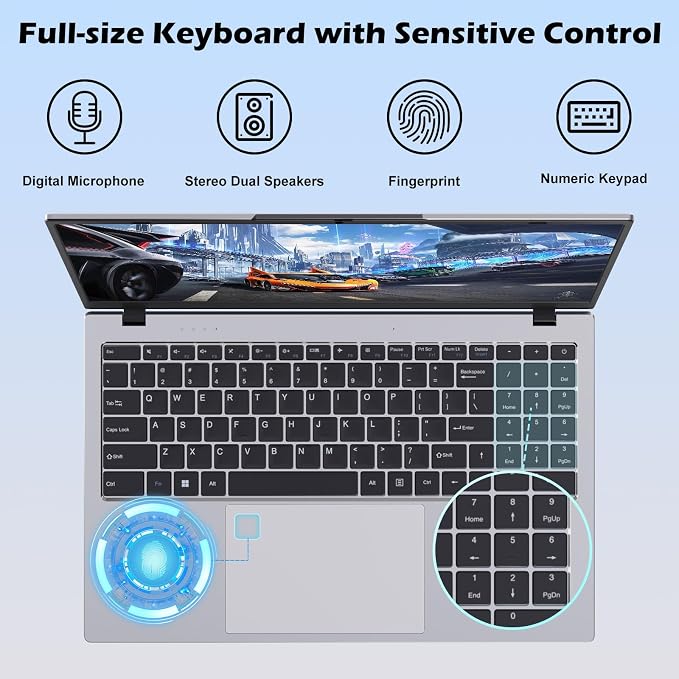 2025 Gina Laptop Computer 15 15.6 Inch FHD - Image 6