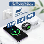 3 in 1 Apple Charging Station for iPhone Airpods iWatch - Image 2