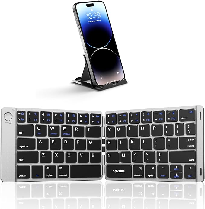 Samsers Foldable Bluetooth Keyboard by HOME