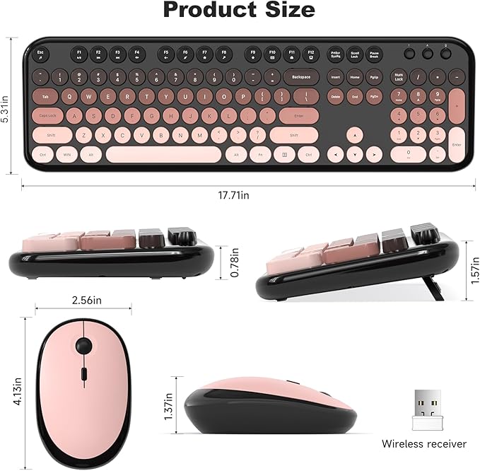 Wireless Keyboard Mouse Combo - Image 8