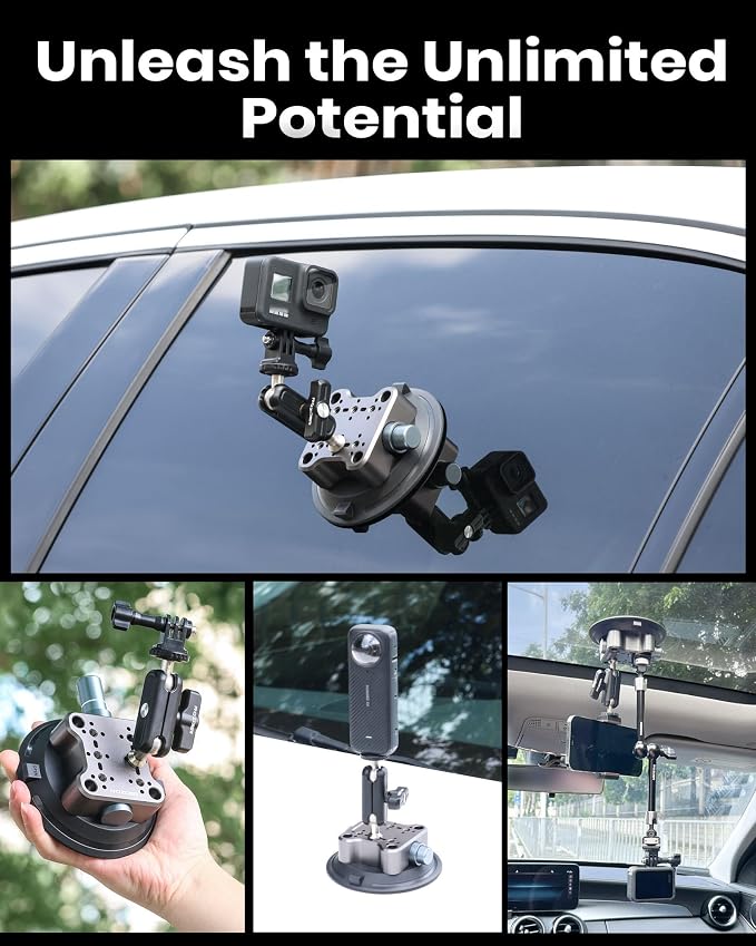 4.5" Suction Cup Camera Mount Universal Car Mount - Image 8