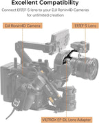 VILTROX EF-DL Lens Mount Adapter Auto Focus EF/EF-S Lens to DJI Ronin 4D Camera - Image 2