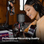 Condenser Microphone XLR, Professional Studio Recording Microphone - Image 3