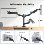 HUANUO Dual Monitor and Laptop Mount - Image 3