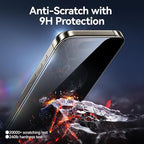 SMARTDEVIL 2+2Pack for iPhone 15 Pro Privacy Screen Protector - Image 6