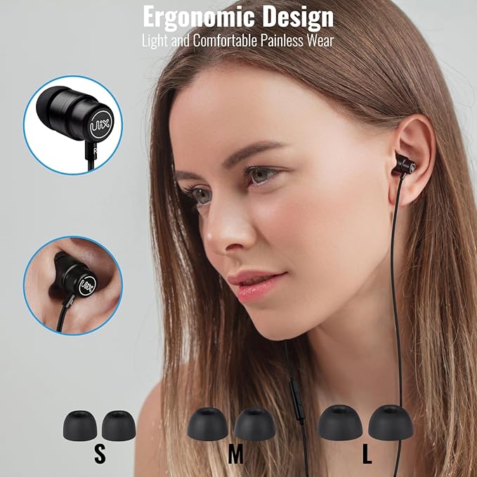 UliX Rider Wired Earbuds in-Ear Headphones, Earphones - Image 6