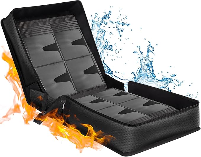 ENGPOW Fireproof CD Case, CD/DVD Storage Box, 400 Capacity CD Binder DVD - Image 8
