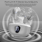 Wireless Earbuds, IP7 Waterproof in Ear Earphones, LED Display Ear buds - Image 5