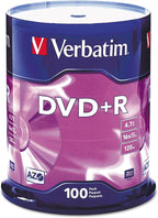 Verbatim DVD+R Blank Discs AZO Dye 4.7GB 16X Recordable Disc by Verbatim