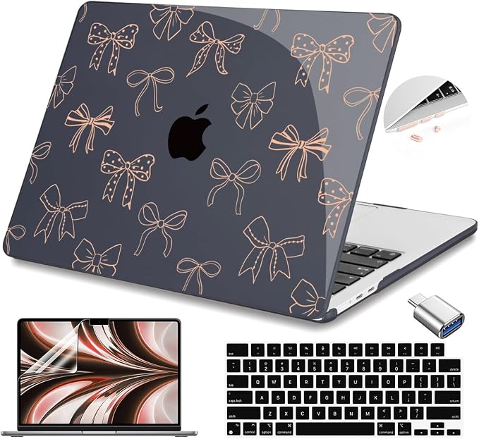 Teryeefi for M4 M3 M2 MacBook Air 13 inch Case 2025 2024 2023 2022 Release by Teryeefi