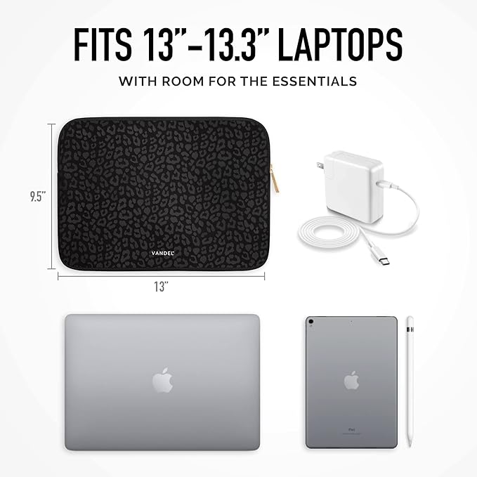 Vandel MacBook Air 13 inch Laptop Sleeve, Fits 13-13.3 inch Laptops: Neoprene - Image 4