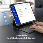 MOSWAG USB C to USB Adapter 4 Pack, USBC Male to USB 3.0 Female MacBook Pro Air - Image 4