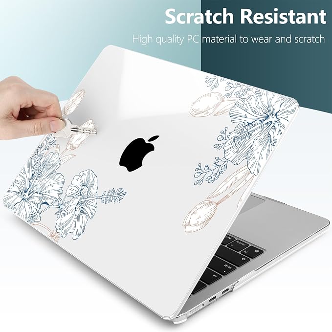 TWOLSKOO Compatible with M4 MacBook Air 13.6 inch Case 2025-2022 Release M4 - Image 4