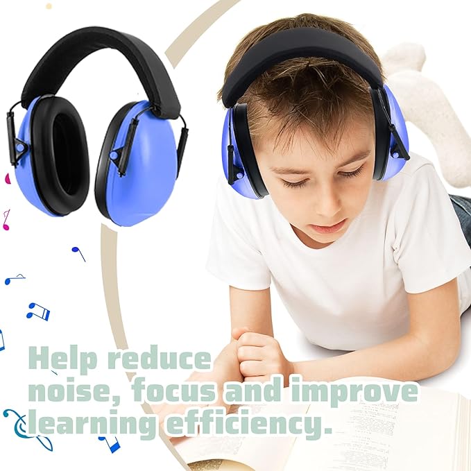 Amylove 12 Pcs Kids Ear Protection Noise Cancelling Headphones Ear Muffs Bulk - Image 3