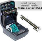 105934-038 New Printhead for Zebra GX420T GK420T Thermal Desktop Printer 203dpi - Image 4